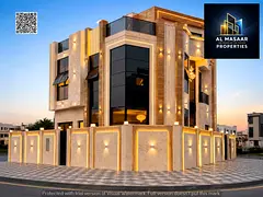 Luxury corner villa for sale at a special price, including registration and ownership fees.