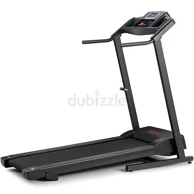 Compact Electric Treadmill - Foldable Home Runner with Console