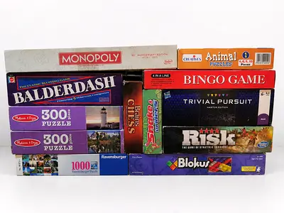 Board Games Bundle – Complete Collection (12 Games Puzzles)