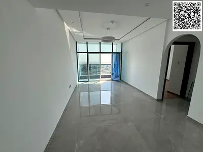 Luxury 1BR+hall, first tenant, Nuaimiya 3: master room, wide hall, balcony view, equipped kitchen, easy access to Dubai & Sharjah
