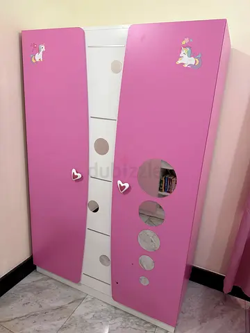 Kids Pink Wardrobe – Spacious Storage