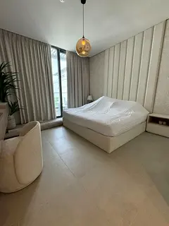 Luxury furnished villa in Al Hamriyah, Sharjah with sea view, smart home, Ajmal Makan project, 4 bed