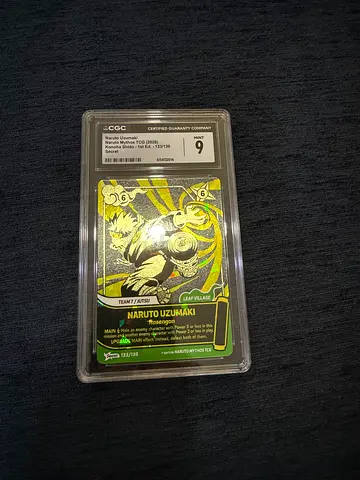 Naruto Mythos Naruto Gold secret CGC 9
