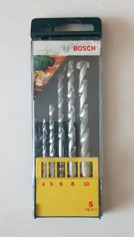 Bosch Masonry Drill Bit Set – 5 pcs – Used, Good Condition