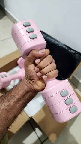 Adjustable Pink Dumbbell Set (Light Weights) - Like New