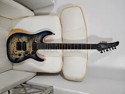 Schecter Reaper 6 - Satin Sky Burst ( Mint Condition )