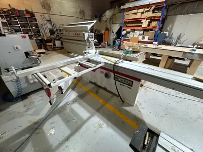 Used Sliding Table Saw / Panel Saw - Good - combo thicknesser planer and Working Condition
