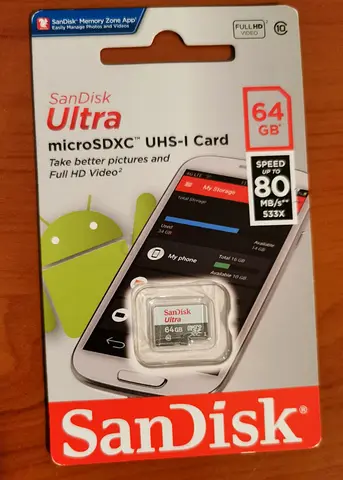 SanDisk microSD Card - Brand new