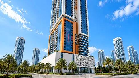 Experience Resort Luxury at Faradis Tower: Infinity Pool, Privacy Green Belt & Panoramic Views.
