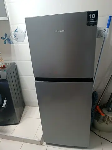 Hisense 2-door Refrigerator - Good Condition, 10-year Warranty Sticker