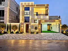 Modern villa located on a main road, including registration and ownership fees. Freehold ownership f