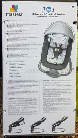 Mastela 3-in-1 Deluxe Multi-Functional Baby Bassinet (used)