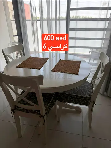 Dining table 6 chairs for sale
