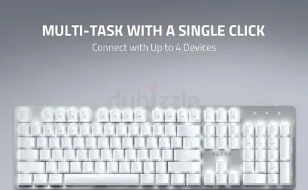 Razer Pro Type Ultra Wireless Mechanical Keyboard - Silent, Linear Switches, Ergonomic Design, Hyper