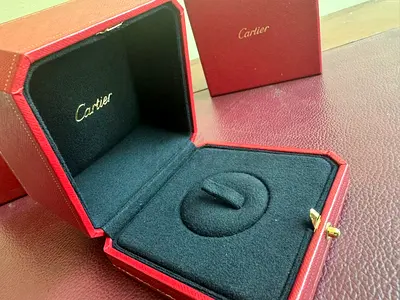 Empty Original Cartier Ring Box Only