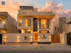 A spacious villa with a full stone exterior design and unique, custom finishes, priced including air