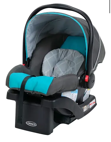 Graco Infant Car Seat with Base - Teal/Grey