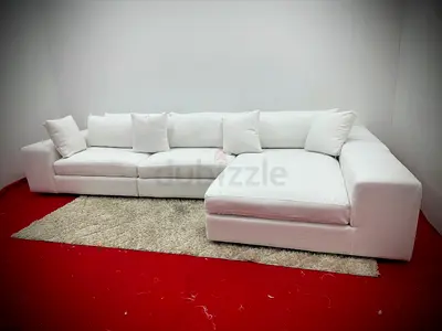 Looks great condition eichholtz brand lshape sofa