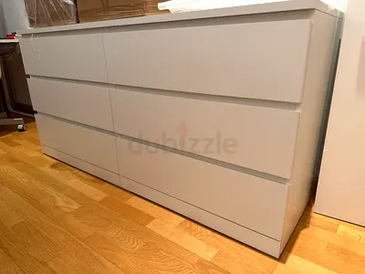 New IKEA White 6 Drawer Dresser Chest (Pickup today or tomorrow)