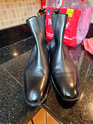 Christian Louboutin Samson Calf leather Black boots