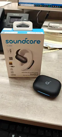 Anker Soundcore AeroFit 2 True Wireless Earbuds with Case - open box