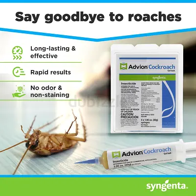 Advion cockroach 10 Tubes 30 Grams