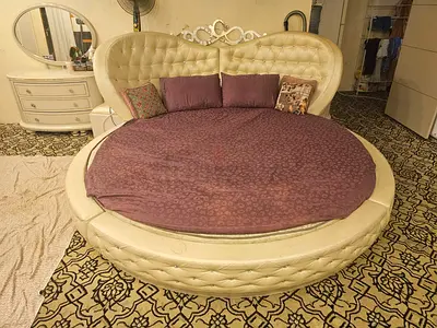 Arabic Furniture bed set full, Cupboard, Dressing, 2side table, chest