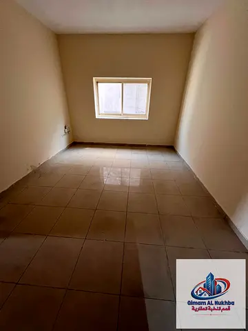 Spacious 2BR in Al Nabba. Central A/C & gas, family building, main road, easy Dubai access, great p