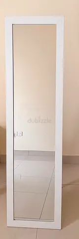 IKEA Full-Length White Framed Mirror - Floor/Wall Leaning