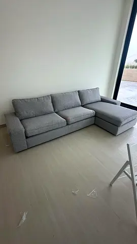 Ikea kivik L shape sofa Gray