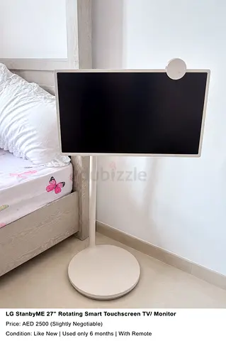 LG StanbyME 27 Rotating Smart Touchscreen TV/Monitor - Like New