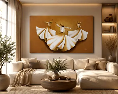 Original Oil Painting | 150 × 100 cm | with 24K Gold Leaf Accents