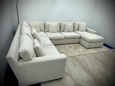 Perfect condition cratebarrel corner sofa