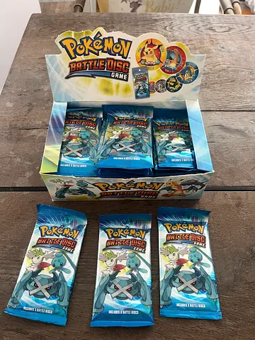 Pokemon pogs - 36 packs in box from 2011