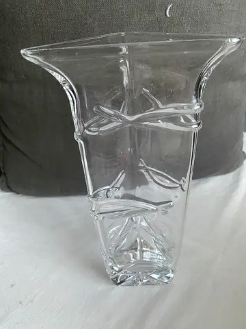 Clear Glass Decorative Vase / Pitcher - Good Condition