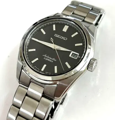 SEIKO SARB 033 Automatic Mens Watch - Stainless Steel, Black Dial, Date