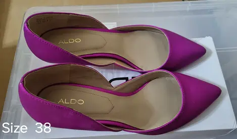 Womens shoes and sandals some new and some used a few times. 30 Dhs for each pair.
