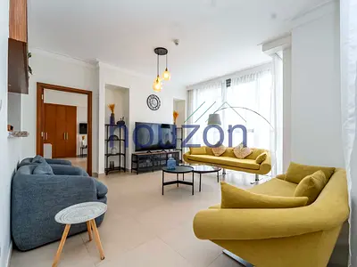 Modern 3BR+ M/Room | Sea + Burj View | Furnished