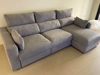 Ikea L shape sofa bed with storage
