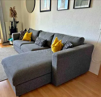 Ikea vimle L shape sofa bed Dark gray
