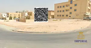 Residential and commercial plot on the corner of two streets (G+2), freehold, close to Sheikh Ammar