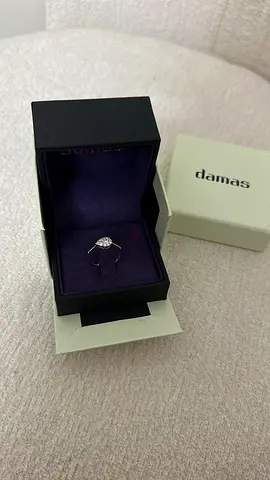 Damas OneSixEight Diamond Ring 18K White Gold | Original Box Invoice