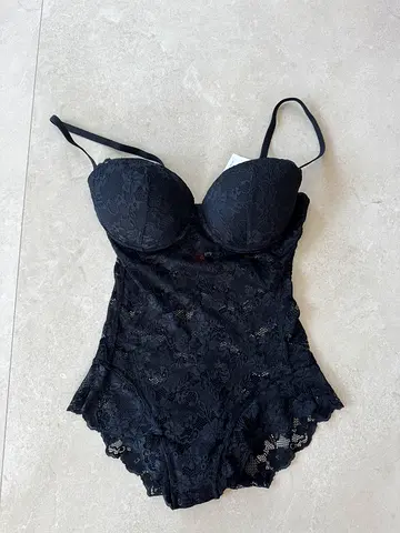 Black Lace Padded Body – Size 3B