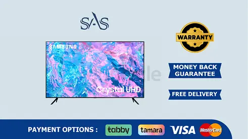 Samsung | 85 inch | Crystal 4K UHD Smart TV | New | Free Delivery | Warranty | 85CU7000