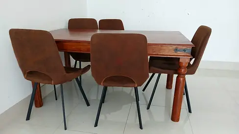 Dining table with chairs