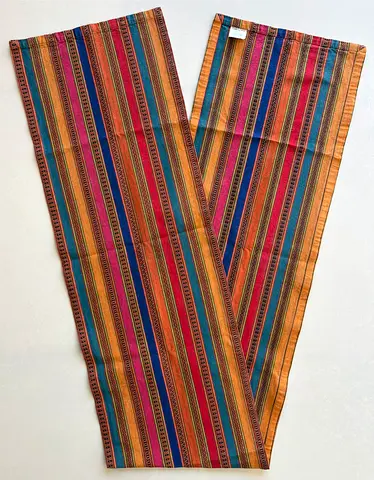 Crate  Barrel “San Miguel” Woven Table Runner (36 x 228 cm)