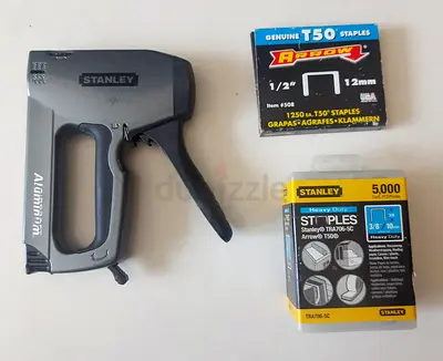 Stanley Heavy‑Duty Staple Gun + Staples – Used, Good Condition