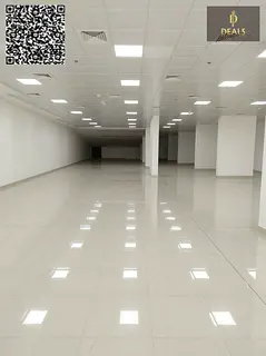 Massive 13,000 Sq.Ft. Premium Showroom | Prime Location | Close to Sheikh Zayed Road | Inbuilt Washr