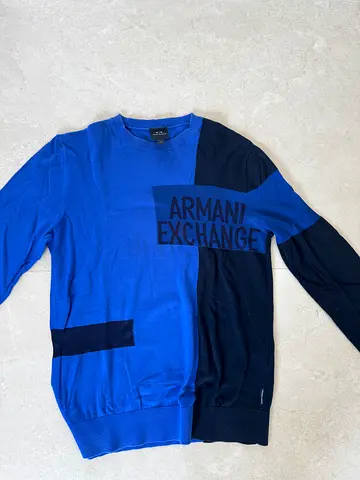 Armani Exchange Men’s Blue Sweater – Size S