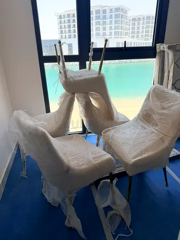 Fridge and Dinning table + 6 chairs